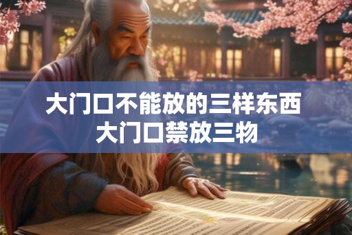 大门口不能放的三样东西 大门口禁放三物 大门口不能放的三样东西 大门口禁放三物