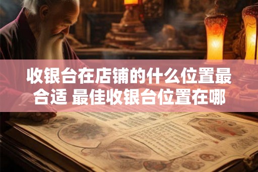 收银台在店铺的什么位置最合适 最佳收银台位置在哪里