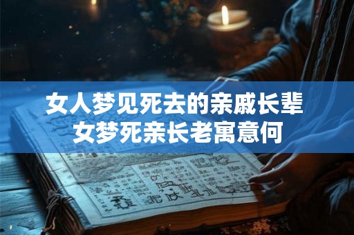 女人梦见死去的亲戚长辈 女梦死亲长老寓意何
