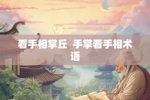 看手相掌丘 手掌看手相术语 看手相掌丘 手掌看手相术语