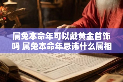 属兔本命年可以戴黄金首饰吗 属兔本命年忌讳什么属相