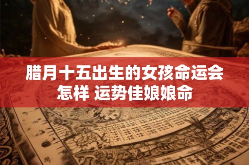 腊月十五出生的女孩命运会怎样 运势佳娘娘命 腊月十五出生的女孩命运会怎样 运势佳娘娘命