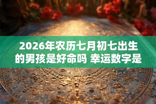 2026年农历七月初七出生的男孩是好命吗 幸运数字是什么