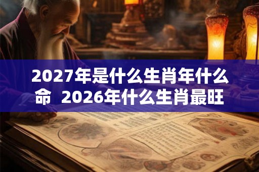 2027年是什么生肖年什么命  2026年什么生肖最旺