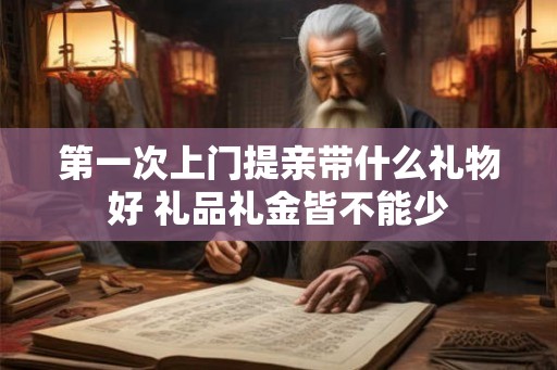 第一次上门提亲带什么礼物好 礼品礼金皆不能少
