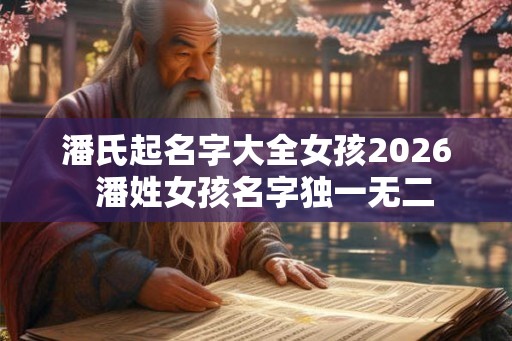 潘氏起名字大全女孩2026  潘姓女孩名字独一无二