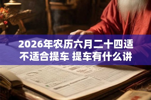 2026年农历六月二十四适不适合提车 提车有什么讲究
