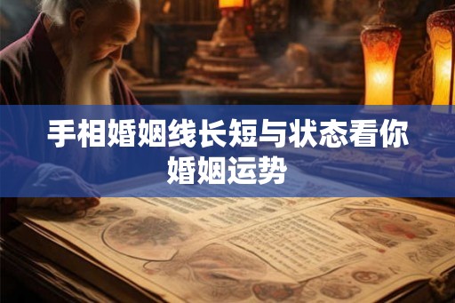 手相婚姻线长短与状态看你婚姻运势