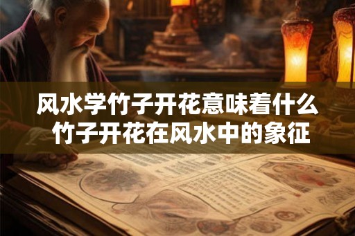 风水学竹子开花意味着什么 竹子开花在风水中的象征