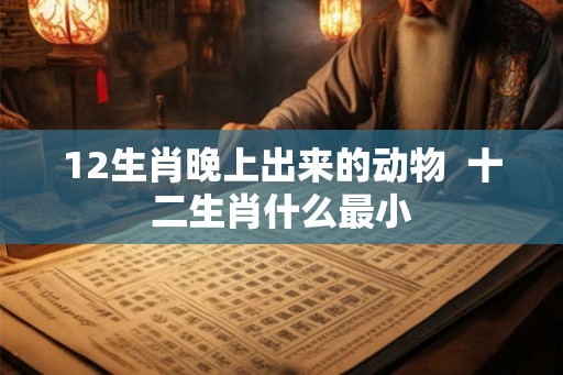 12生肖晚上出来的动物  十二生肖什么最小