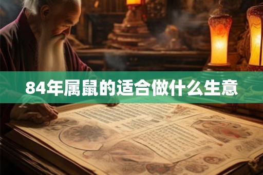 84年属鼠的适合做什么生意 84年属鼠的适合做什么生意