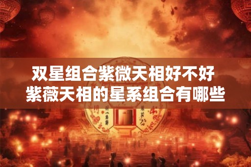 双星组合紫微天相好不好 紫薇天相的星系组合有哪些