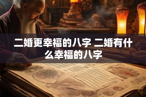 二婚更幸福的八字 二婚有什么幸福的八字