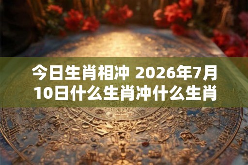 今日生肖相冲 2026年7月10日什么生肖冲什么生肖