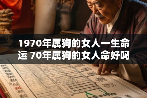 1970年属狗的女人一生命运 70年属狗的女人命好吗