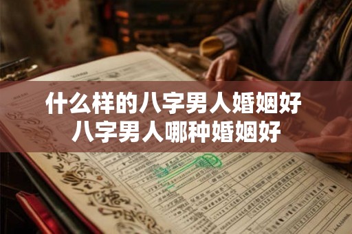 什么样的八字男人婚姻好 八字男人哪种婚姻好