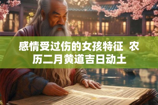 感情受过伤的女孩特征  农历二月黄道吉日动土