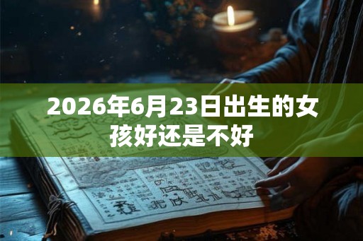 2026年6月23日出生的女孩好还是不好