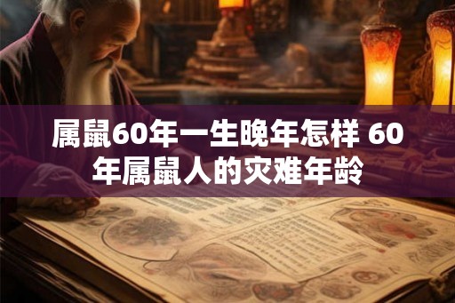 属鼠60年一生晚年怎样 60年属鼠人的灾难年龄