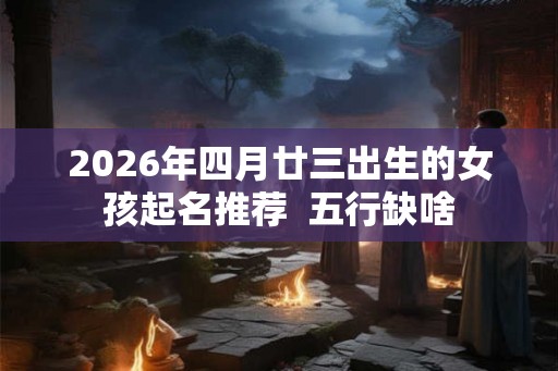 2026年四月廿三出生的女孩起名推荐  五行缺啥