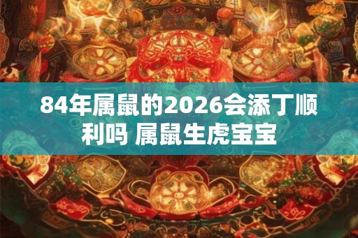 84年属鼠的2026会添丁顺利吗 属鼠生虎宝宝 84年属鼠的2026会添丁顺利吗 属鼠生虎宝宝