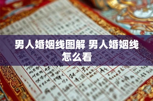 男人婚姻线图解 男人婚姻线怎么看