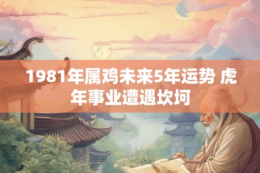1981年属鸡未来5年运势 虎年事业遭遇坎坷