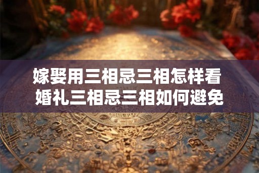 嫁娶用三相忌三相怎样看 婚礼三相忌三相如何避免 嫁娶用三相忌三相怎样看 婚礼三相忌三相如何避免