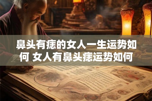鼻头有痣的女人一生运势如何 女人有鼻头痣运势如何