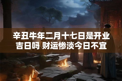 辛丑牛年二月十七日是开业吉日吗 财运惨淡今日不宜