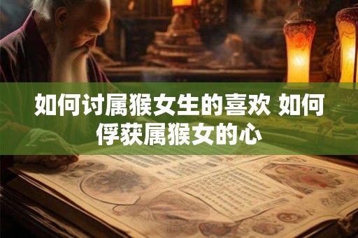 如何讨属猴女生的喜欢 如何俘获属猴女的心