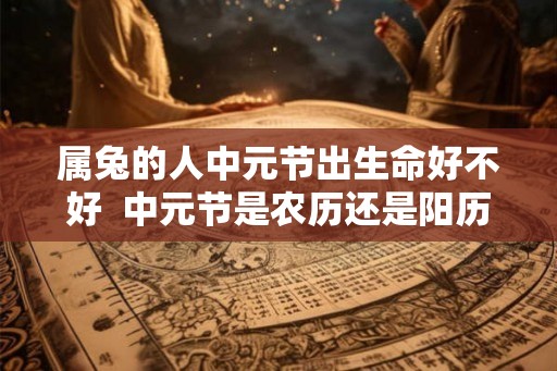 属兔的人中元节出生命好不好  中元节是农历还是阳历