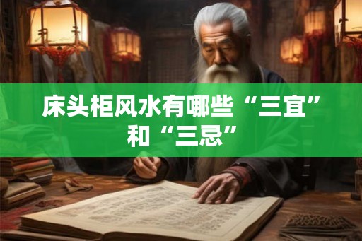 床头柜风水有哪些“三宜”和“三忌”