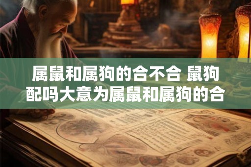 属鼠和属狗的合不合 鼠狗配吗大意为属鼠和属狗的合不合 属鼠和属狗的合不合 鼠狗配吗大意为属鼠和属狗的合不合