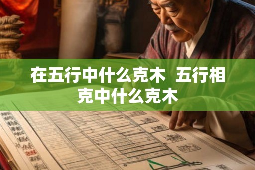 在五行中什么克木 五行相克中什么克木 在五行中什么克木 五行相克中什么克木
