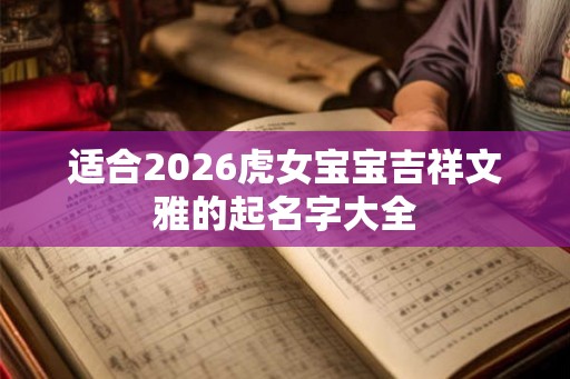适合2026虎女宝宝吉祥文雅的起名字大全