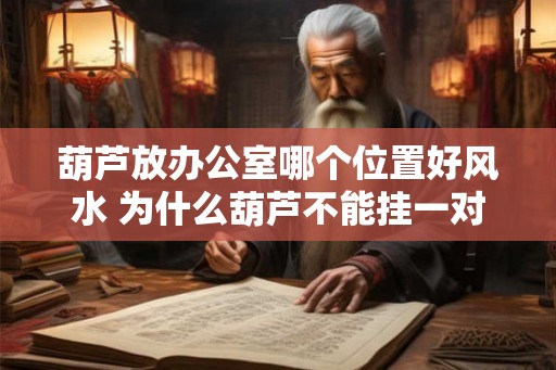 葫芦放办公室哪个位置好风水 为什么葫芦不能挂一对