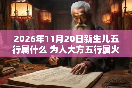 2026年11月20日新生儿五行属什么 为人大方五行属火