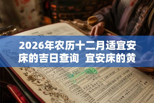 2026年农历十二月适宜安床的吉日查询  宜安床的黄道吉日