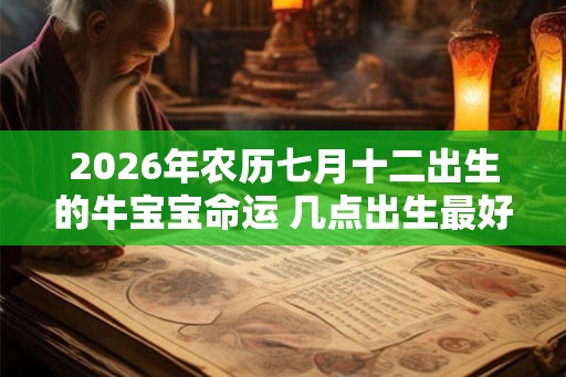 2026年农历七月十二出生的牛宝宝命运 几点出生最好命