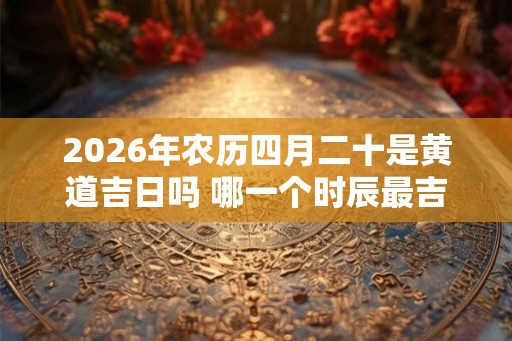 2026年农历四月二十是黄道吉日吗 哪一个时辰最吉利