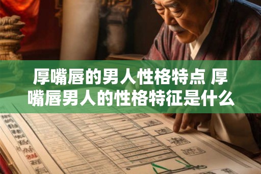 厚嘴唇的男人性格特点 厚嘴唇男人的性格特征是什么 厚嘴唇的男人性格特点 厚嘴唇男人的性格特征是什么