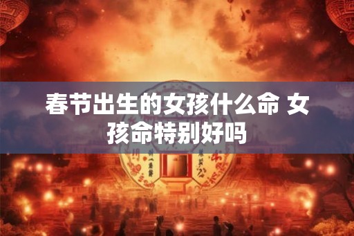 春节出生的女孩什么命 女孩命特别好吗