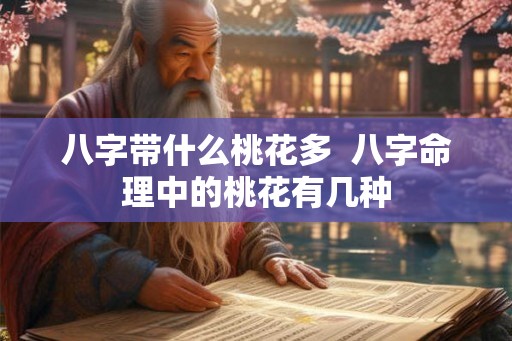 八字带什么桃花多  八字命理中的桃花有几种