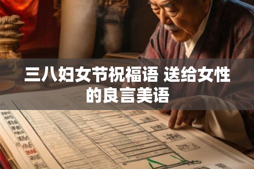 三八妇女节祝福语 送给女性的良言美语