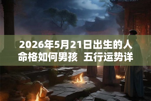 2026年5月21日出生的人命格如何男孩  五行运势详解