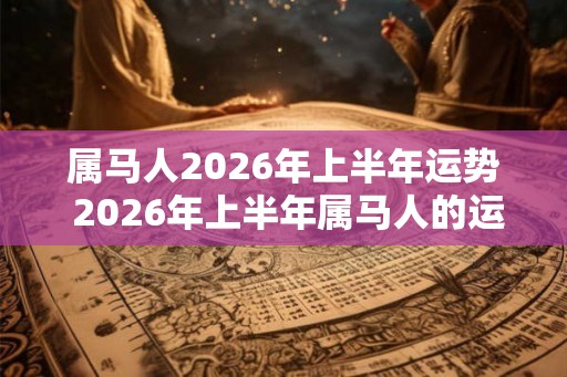 属马人2026年上半年运势 2026年上半年属马人的运势如何 属马人2026年上半年运势 2026年上半年属马人的运势如何