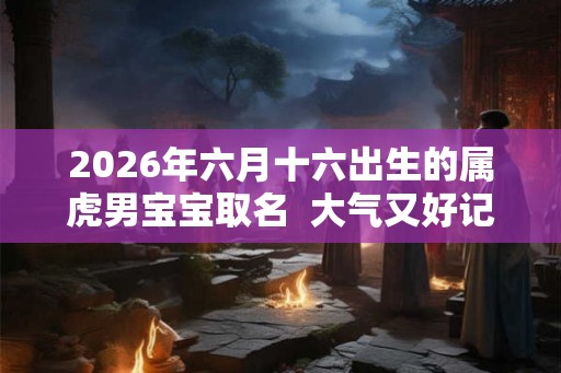 2026年六月十六出生的属虎男宝宝取名 大气又好记 2026年六月十六出生的属虎男宝宝取名 大气又好记