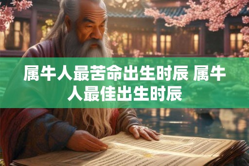 属牛人最苦命出生时辰 属牛人最佳出生时辰
