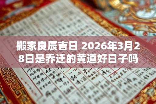 搬家良辰吉日 2026年3月28日是乔迁的黄道好日子吗